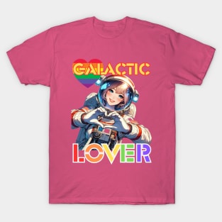 Kawaii, Anime Girl, Galactic Love | Catsie Cat T-Shirt